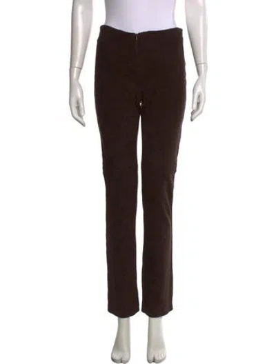 Pre-owned Joseph Straight Leg Pants In Brown