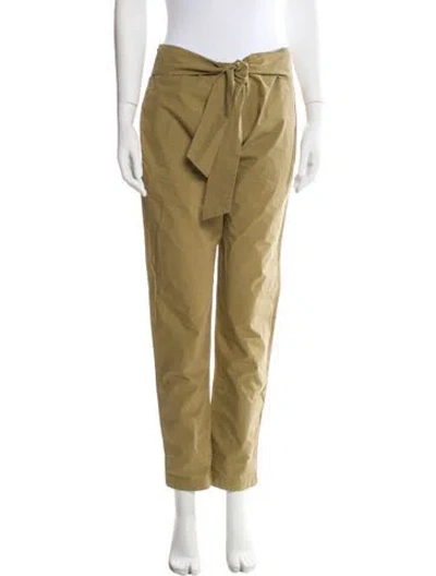 Pre-owned Joseph Straight Leg Pants In Green