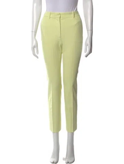 Pre-owned Joseph Straight Leg Pants In Green