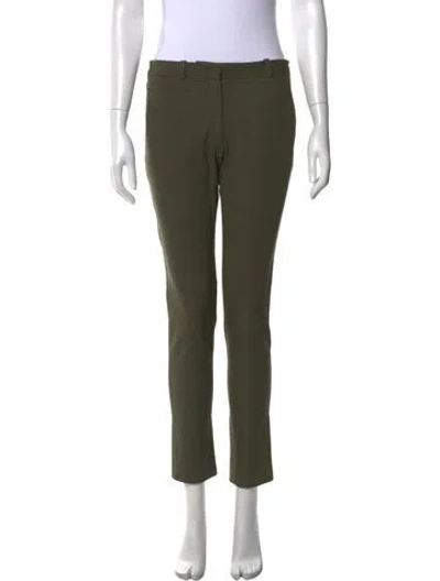 Pre-owned Joseph Straight Leg Pants In Green