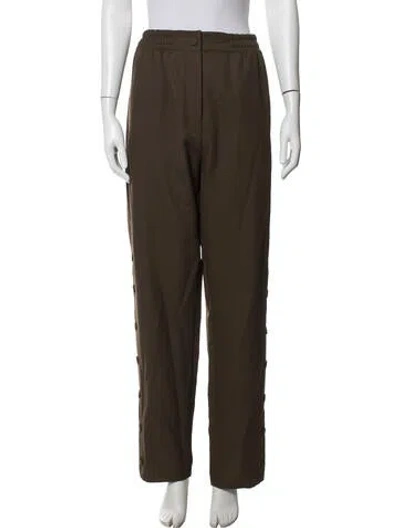 Pre-owned Joseph Straight Leg Pants In Green