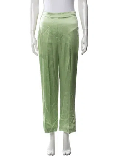 Pre-owned Joseph Straight Leg Pants In Green