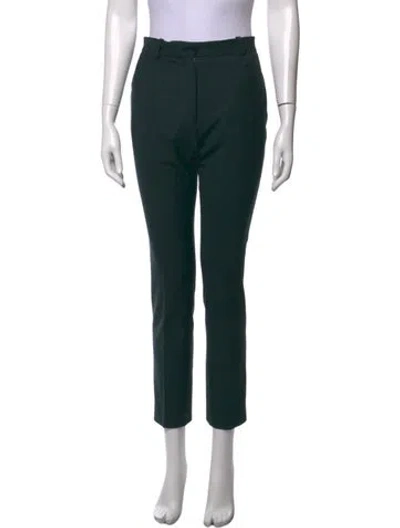 Pre-owned Joseph Straight Leg Pants In Green