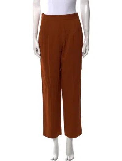 Pre-owned Joseph Straight Leg Pants In Orange
