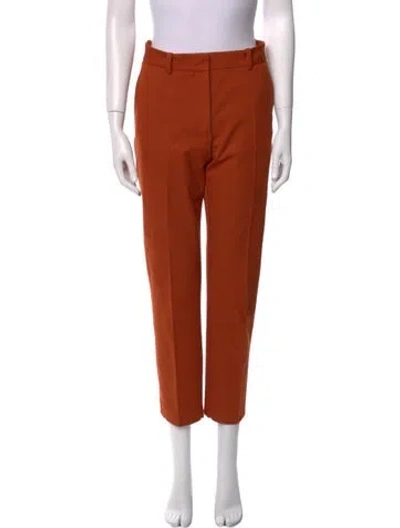 Pre-owned Joseph Straight Leg Pants In Orange