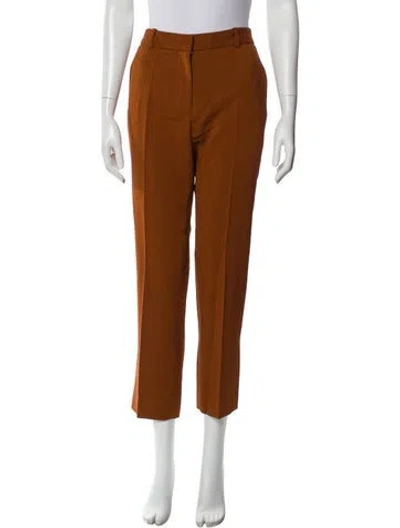 Pre-owned Joseph Straight Leg Pants In Orange