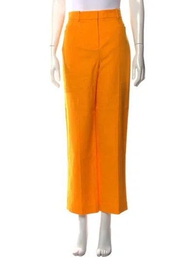 Pre-owned Joseph Straight Leg Pants In Orange