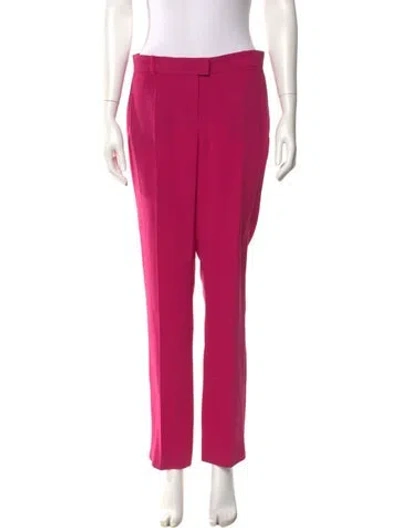 Pre-owned Joseph Straight Leg Pants In Pink
