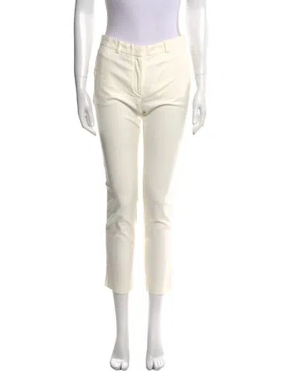 Pre-owned Joseph Straight Leg Pants In White