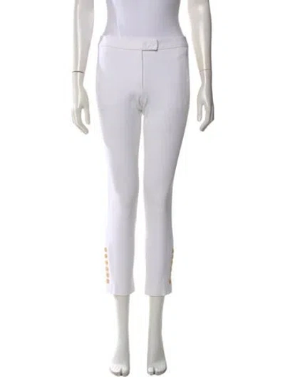 Pre-owned Joseph Straight Leg Pants In White