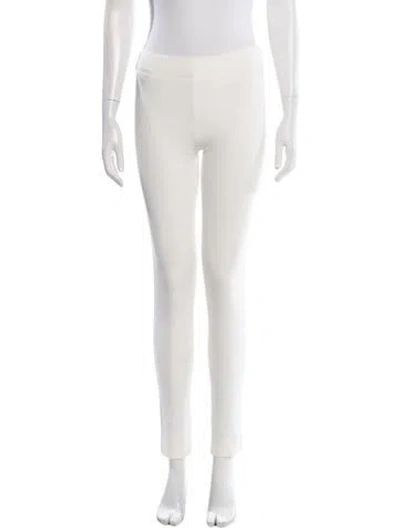 Pre-owned Joseph Straight Leg Pants In White