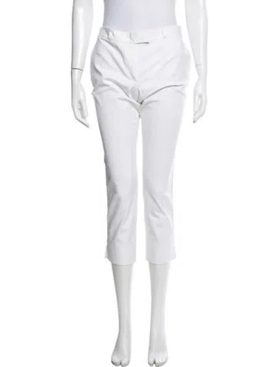 Pre-owned Joseph Straight Leg Pants In White