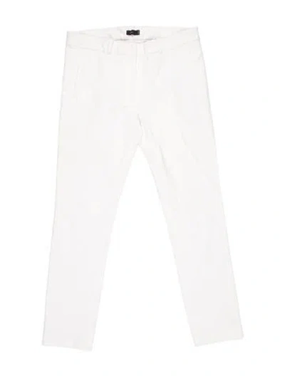 Pre-owned Joseph Straight Leg Pants In White