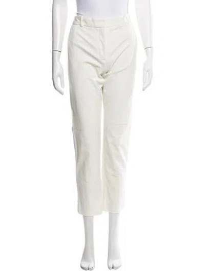 Pre-owned Joseph Straight Leg Pants In White