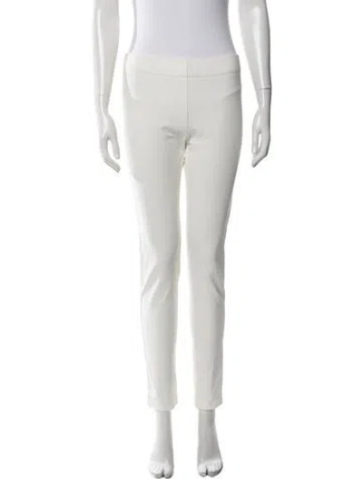 Pre-owned Joseph Straight Leg Pants In White