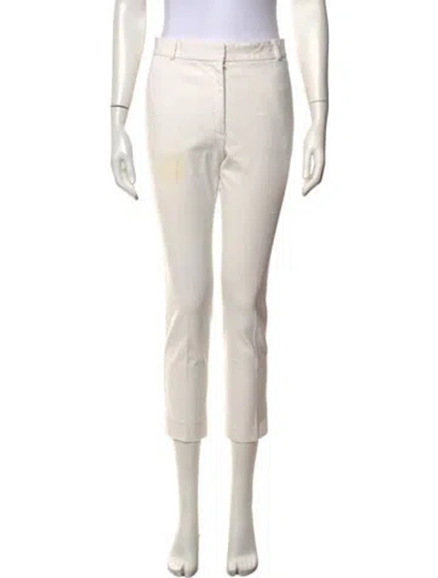 Pre-owned Joseph Straight Leg Pants In White