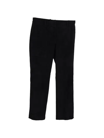 Pre-owned Joseph Straight-leg Trousers In Black