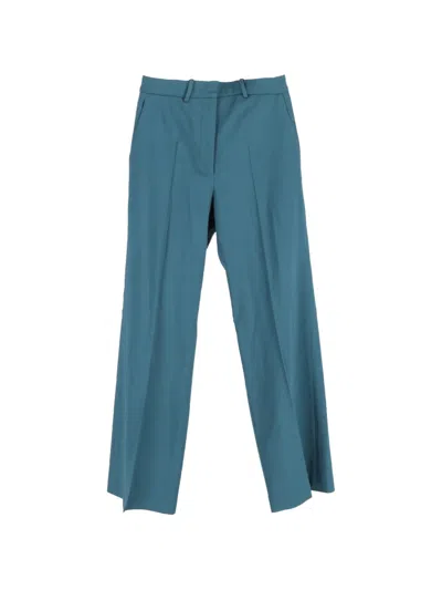 Pre-owned Joseph Straight-leg Trousers In Blue