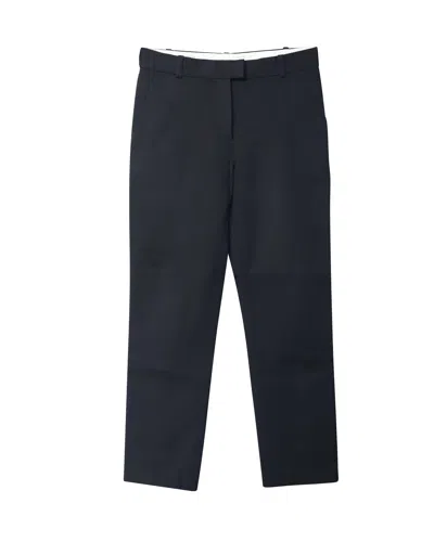 Joseph Straight Leg Trousers In Black Wool