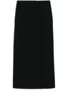 Joseph Straight Midi Skirt With Concealed Fastening