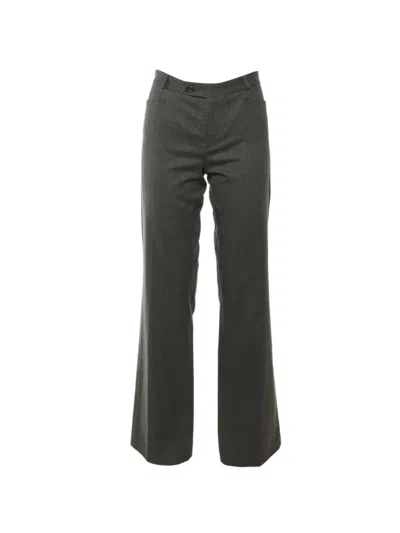 Pre-owned Joseph Straight-leg Trousers In Gray