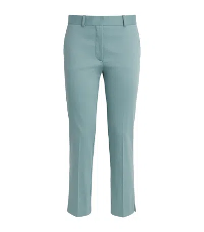 Joseph Stretch Cotton Bing Court Trousers In Blue