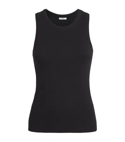 Joseph Stretch-cotton Yeux Tank Top In Black