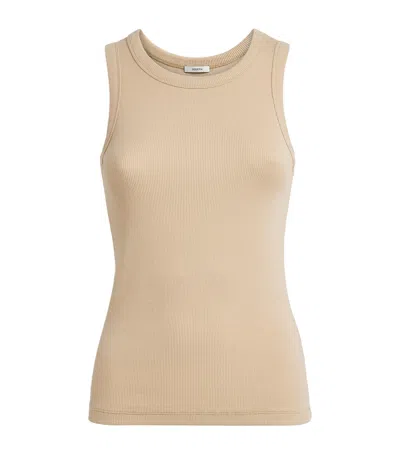 Joseph Stretch-cotton Yeux Tank Top In Pink