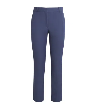 Joseph Stretch-gabardine Coleman Trousers In Blue