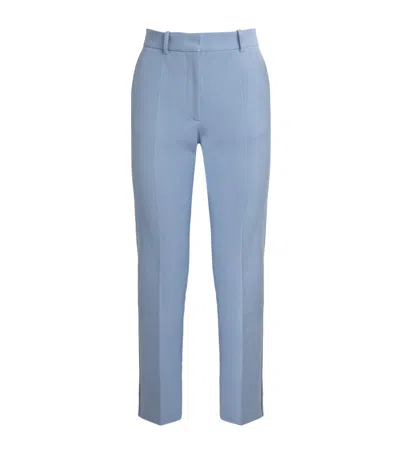 Joseph Stretch-gabardine Coleman Trousers In Blue