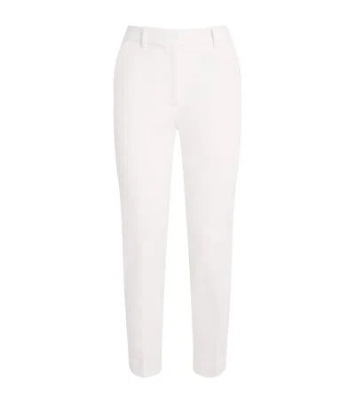 Joseph Stretch-gabardine Coleman Trousers In White