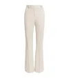 Joseph High-rise Flared Pants In Beige