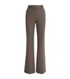 Joseph Stretch-gabardine Tafira Trousers In Brown