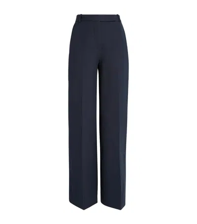 Joseph Stretch-gabardine Yukio Trousers In Blue