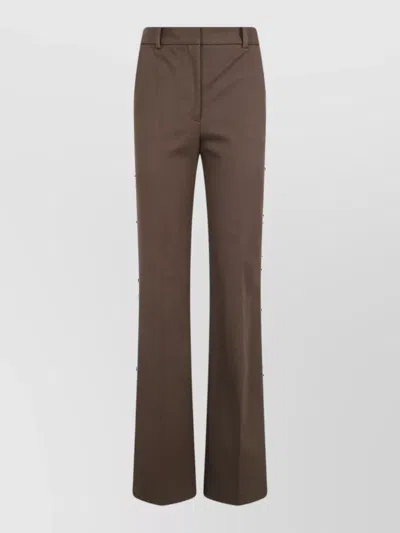 Joseph Stretch Tailored Trousers In Brown