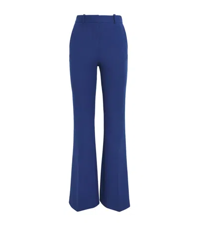 Joseph Stretch Toile Tafira Trousers In Blue