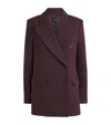 Joseph Stretch-wool Valery Blazer In Brown