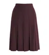 Joseph Stretch-wool Yanis Shorts In Red