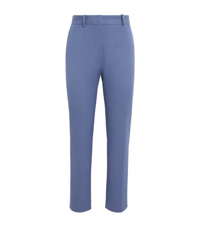 Joseph Stretch-gabardine Coleman Trousers In Blue