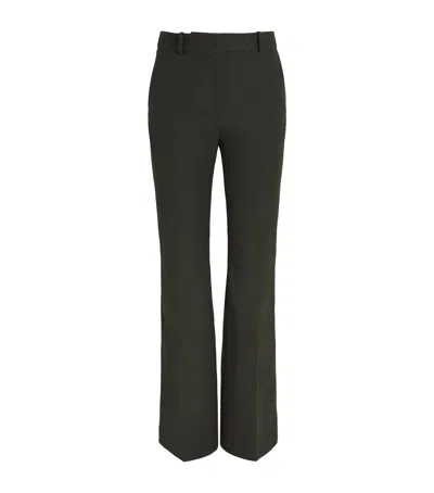 Joseph Stretch-gabardine Coleman Trousers In Green