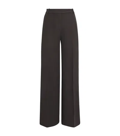 Joseph Stretch-gabardine Yukio Trousers In Brown