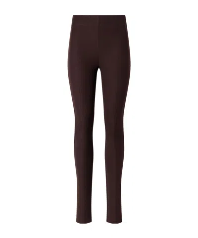 Joseph Coleman Stretch-jersey Skinny Pants In Brown