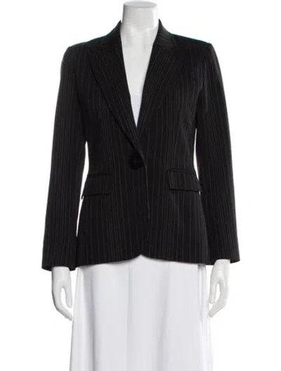 Pre-owned Joseph Striped Blazer In Gray