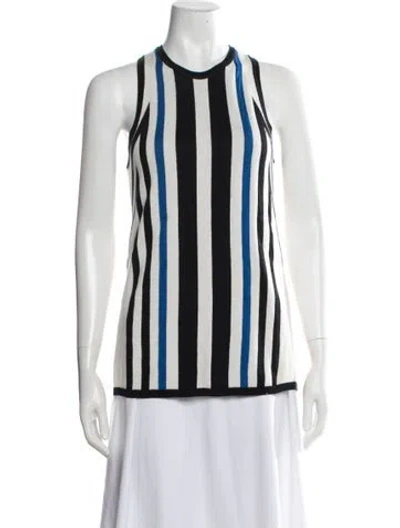 Pre-owned Joseph Striped Crew Neck Sweater In Multicolor