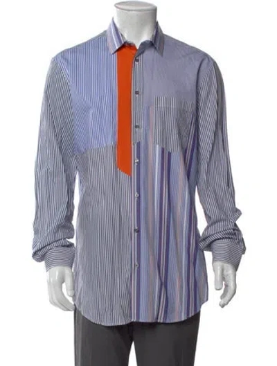 Pre-owned Joseph Striped Long Sleeve Shirt In Multi