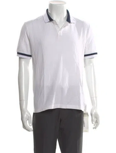 Pre-owned Joseph Striped Short Sleeve Shirt In White