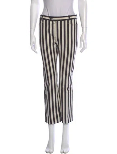 Pre-owned Joseph Striped Straight Leg Pants In Neutral