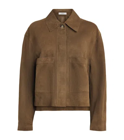 Joseph Suede Atina Jacket In Brown