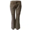 Joseph Suede Bellbottom Pants In Brown Lambskin In Brown