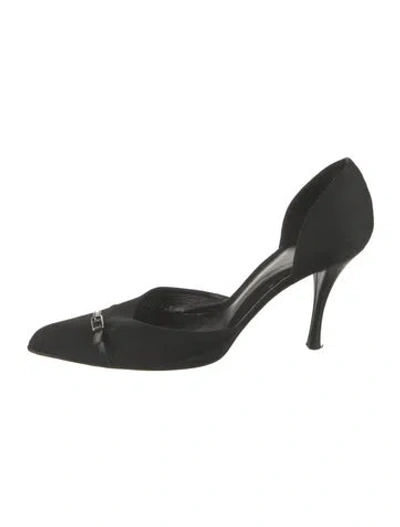 Pre-owned Joseph Suede Pumps In Black